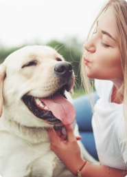 Sophie et son chien